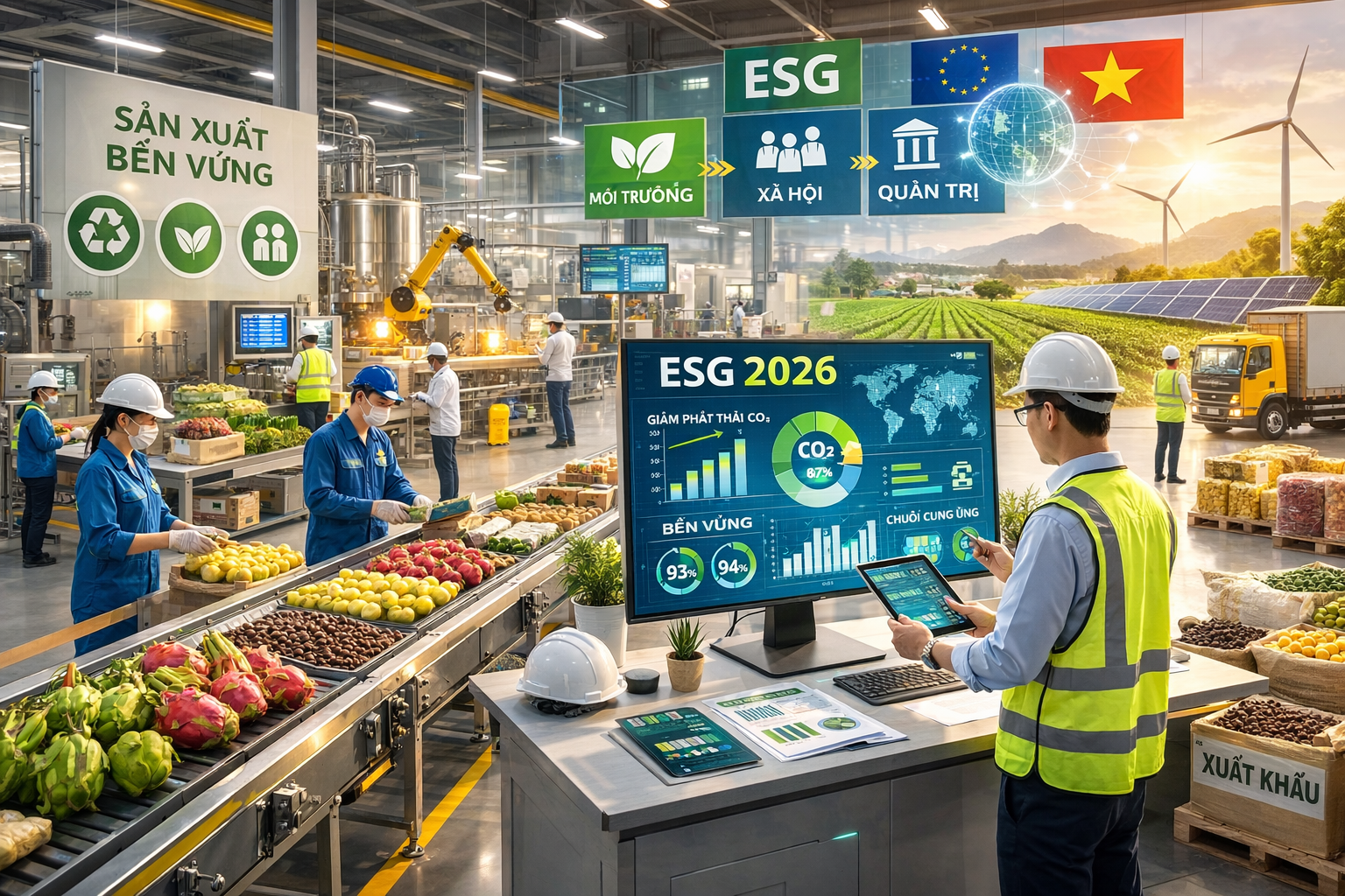 Doanh nghiệp Việt cần hiểu rõ luật ESG từ 2026 để giữ cửa vào EU
