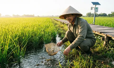 Chuyện Ở Thanh Hoá: Khi Con Tôm "Ôm" Cây Lúa, Lợi Nhuận Nông Dân Vọt Tăng Gấp 5 Lần