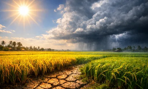 Nắng nóng kỷ lục và mưa trái mùa đồng loạt xuất hiện sau Tết Nguyên Đán tại Nam Bộ