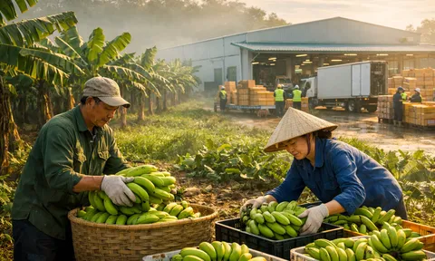Đồng Nai xuất khẩu 220 tấn chuối: Cú hích mở rộng thị trường nông sản năm 2026