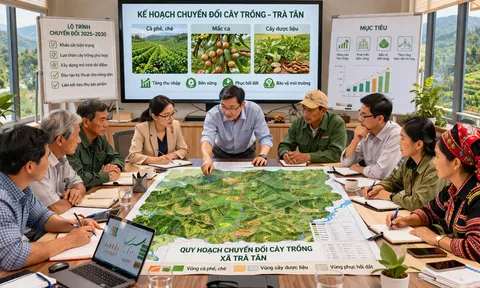Nghiên cứu chuyển đổi cây trồng tại Trà Tân: Thoát “vòng lặp keo”, mở hướng sinh kế bền vững