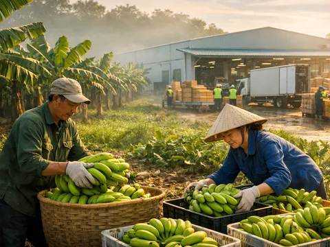 Đồng Nai xuất khẩu 220 tấn chuối: Cú hích mở rộng thị trường nông sản năm 2026