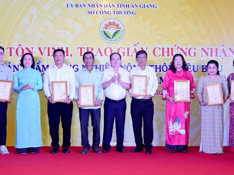 An Giang: Tôn vinh 47 sản phẩm công nghiệp nông thôn tiêu biểu, hướng tới sản xuất xanh và bền vững