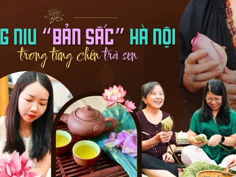 Nâng niu “bản sắc” Hà Nội trong từng chén trà sen